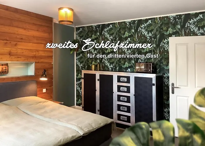 Mit Balkon, 2 Schlafzimmer, Nahe Centro & Arena 아파트 오버하우젠