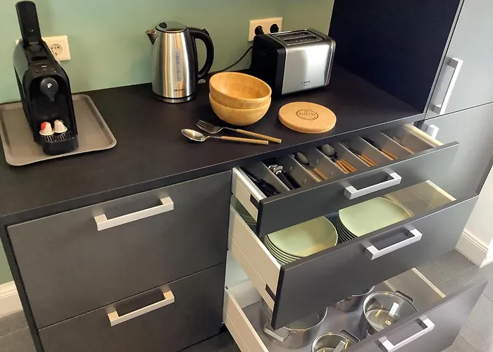 Mit Balkon, 2 Schlafzimmer, Nahe Centro & Arena 아파트 오버하우젠